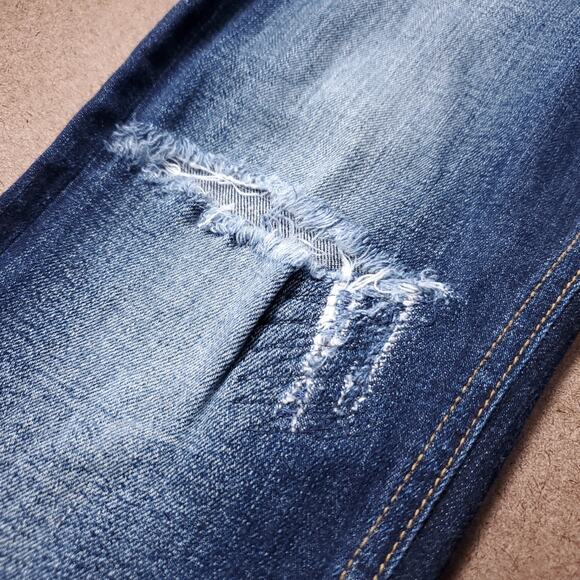 Rag & Bone Jeans Women 28 Dark Blue Skinny Distressed Casual Indie Contemporary - Picture 4 of 13